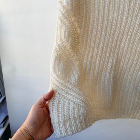 Sézane Dwee Jumper – Size M (White) - Picture 6 of 9